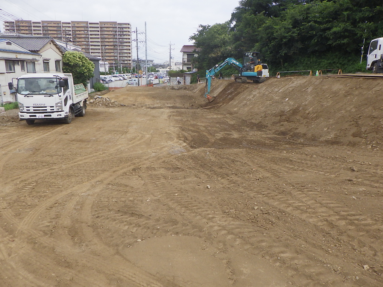 大型宅地基盤造成・宅盤整形工事